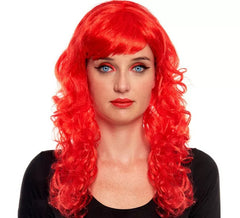 Perruque Waves rouge clair avec frange