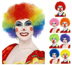 Perruque de Clown Unisex de 120 g en différentes couleurs