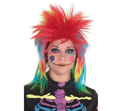 Perruque Punk Fille Multicolore