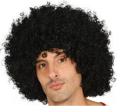 Perruque Frisée Volumineuse Noire