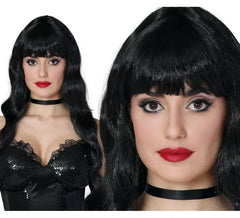 Perruque Bouclée noire pour femme