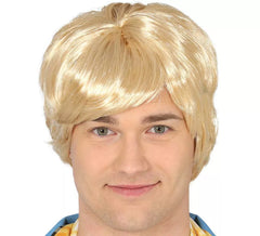 Perruque Blonde des Années 70 pour homme