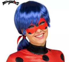 Perruque et Mi Masque Ladybug en boîte pour femme