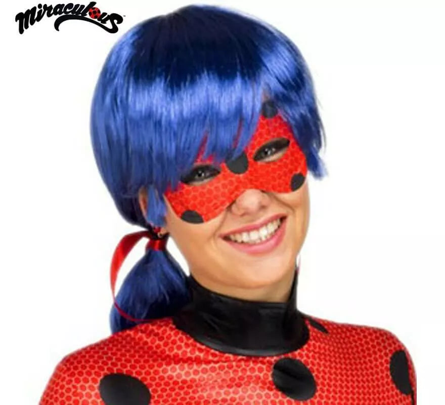 Translation missing: fr.Peluca y Antifaz de Ladybug en caja para mujer