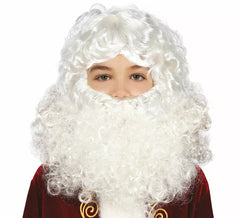 Perruque et barbe du Père Noël pour enfants