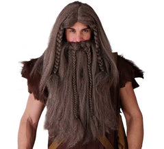 Perruque et barbe de Viking