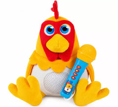 Amplificateur en peluche Bartolito le coq avec microphone