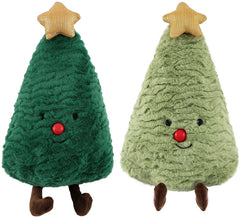 Assortiment de peluches sapin de Noël de 30 cm