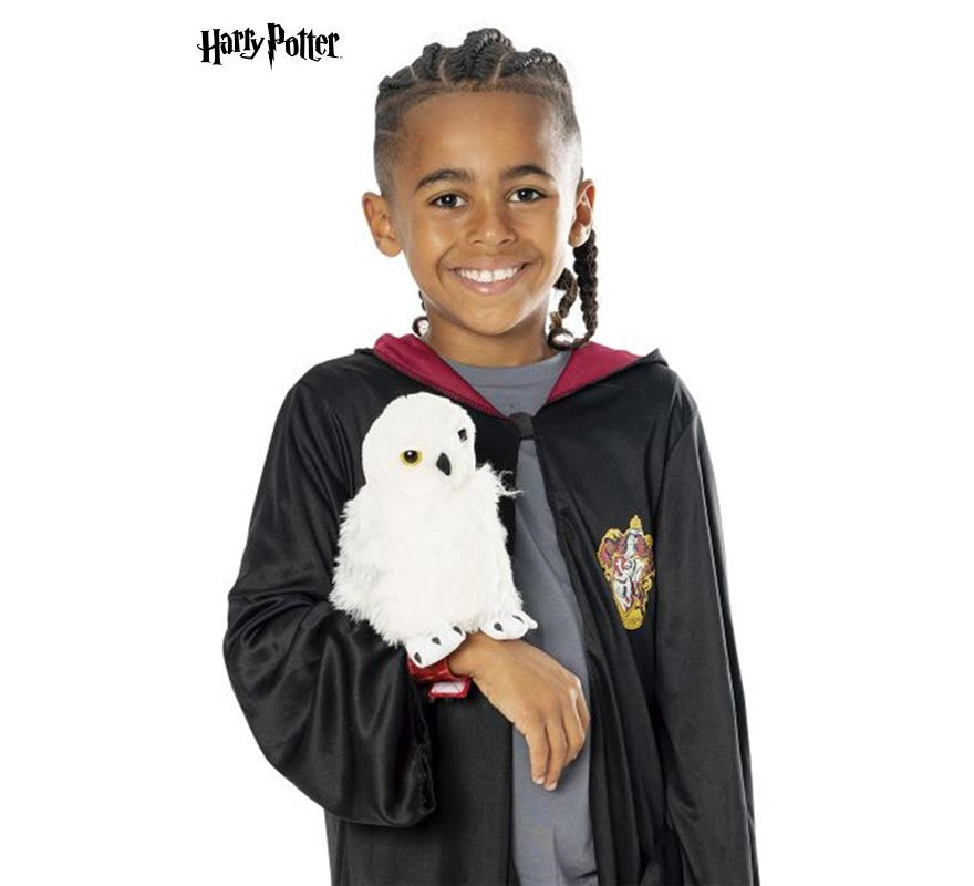 Translation missing: fr.Peluche de Hedwig Lechuza de Harry Potter con base de apoyo en brazo