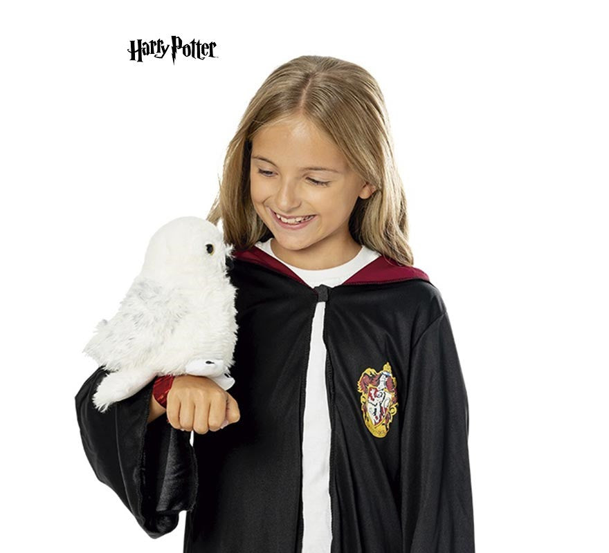 Translation missing: fr.Peluche de Hedwig Lechuza de Harry Potter con base de apoyo en brazo