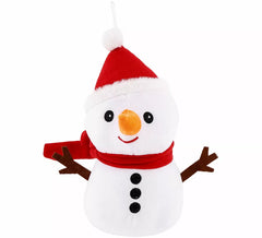 Peluche bonhomme de neige de 28 cm