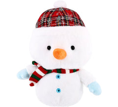 Peluche bonhomme de neige douce de 25 cm
