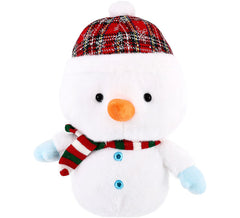 Peluche bonhomme de neige de 38 cm