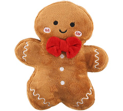 Peluche biscuit en pain d'épice marron 17 cm