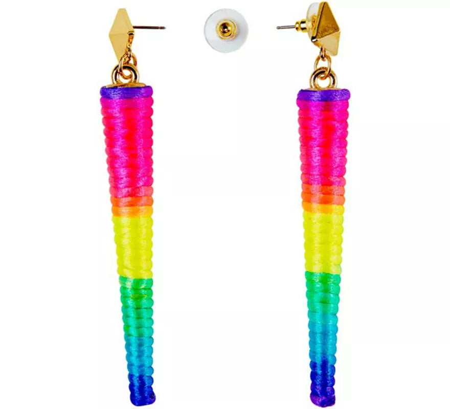 Translation missing: fr.Pendientes Cono neón multicolor
