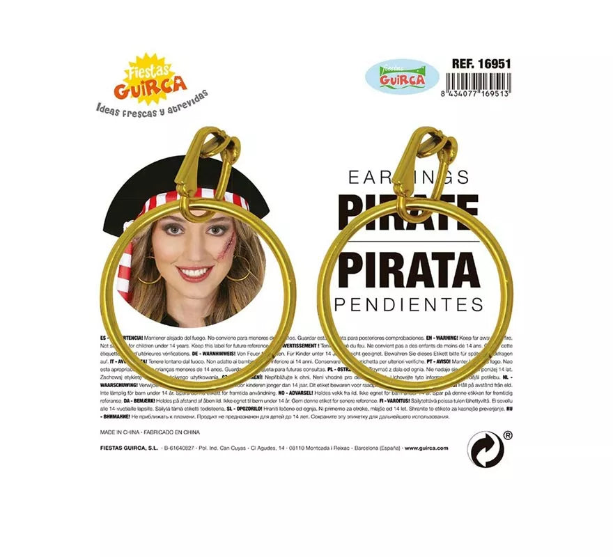 Translation missing: fr.Pendientes de Aros Pirata