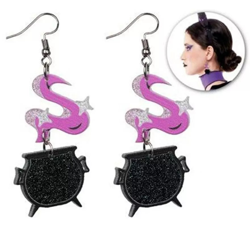Translation missing: fr.Pendientes de Bruja de Caldero
