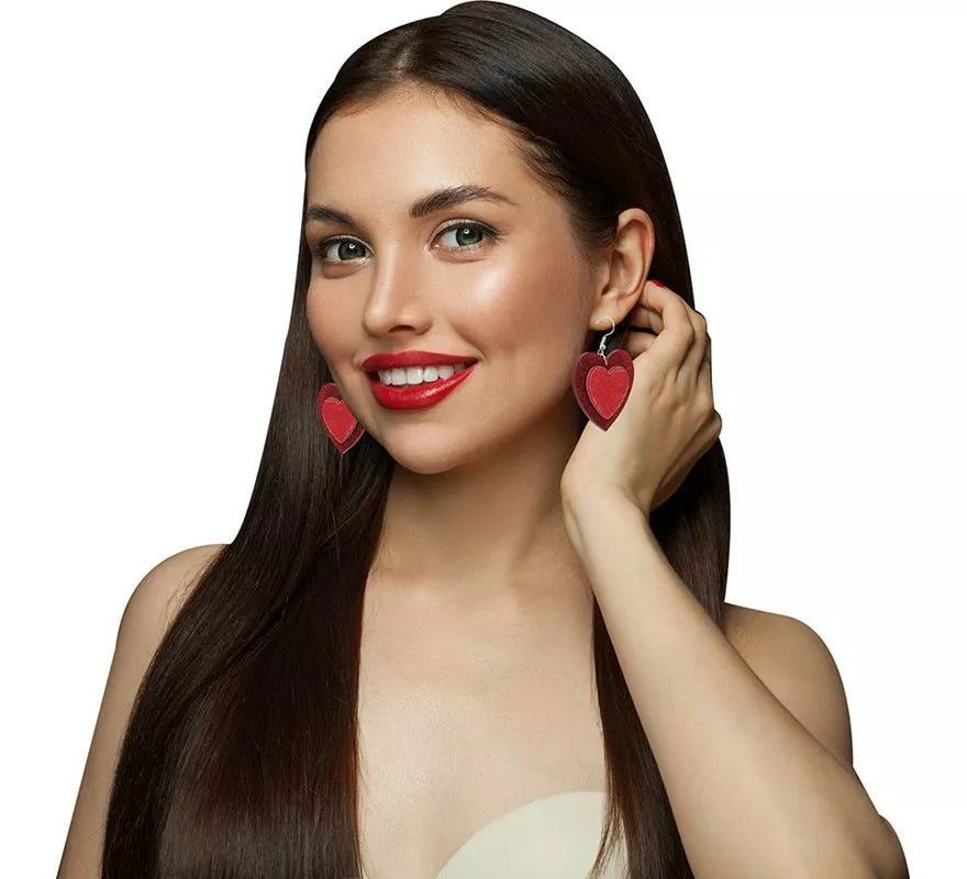 Translation missing: fr.Pendientes de Corazones de 5 cm
