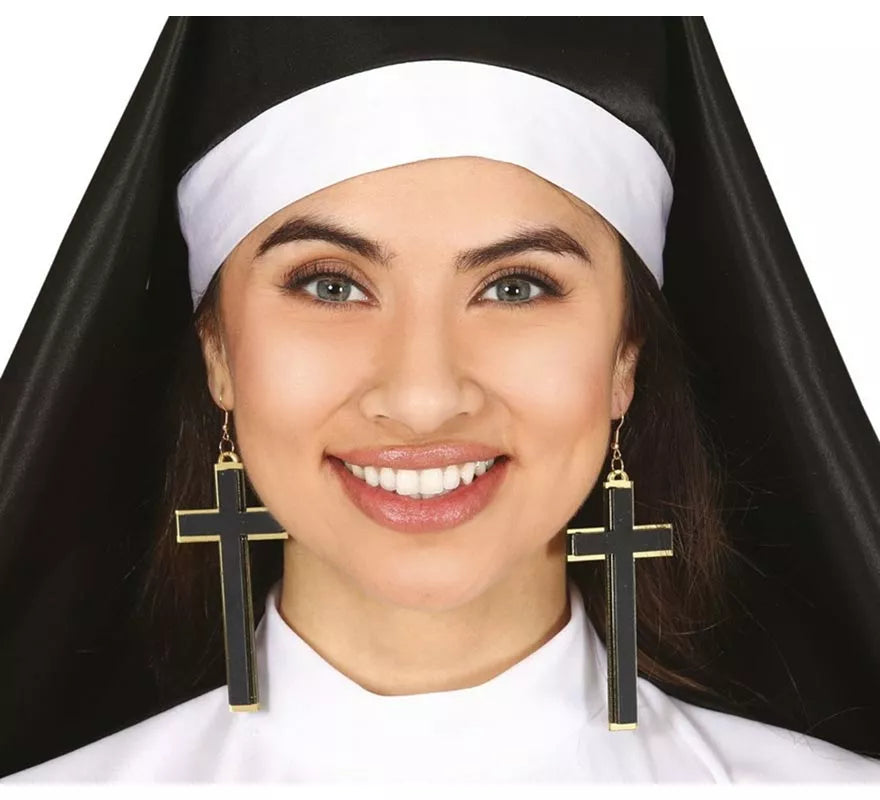 Translation missing: fr.Pendientes de Cruz de 9 cm