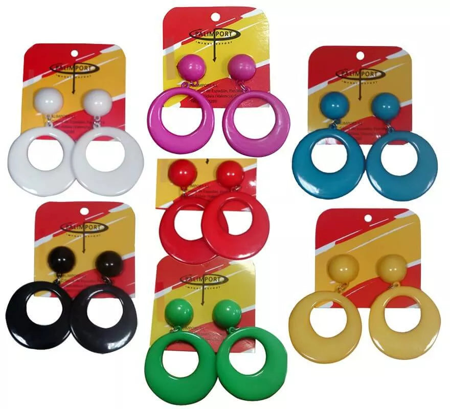 Translation missing: fr.Pendientes de Flamenca grandes de 9,5 cm en varios colores