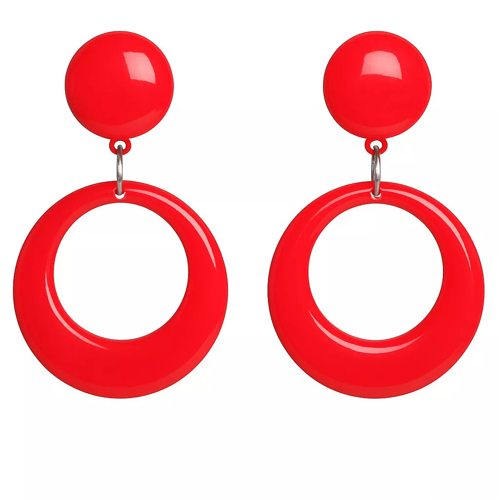 Translation missing: fr.Pendientes de flamenca pequeños de 7,5 cm en varios colores