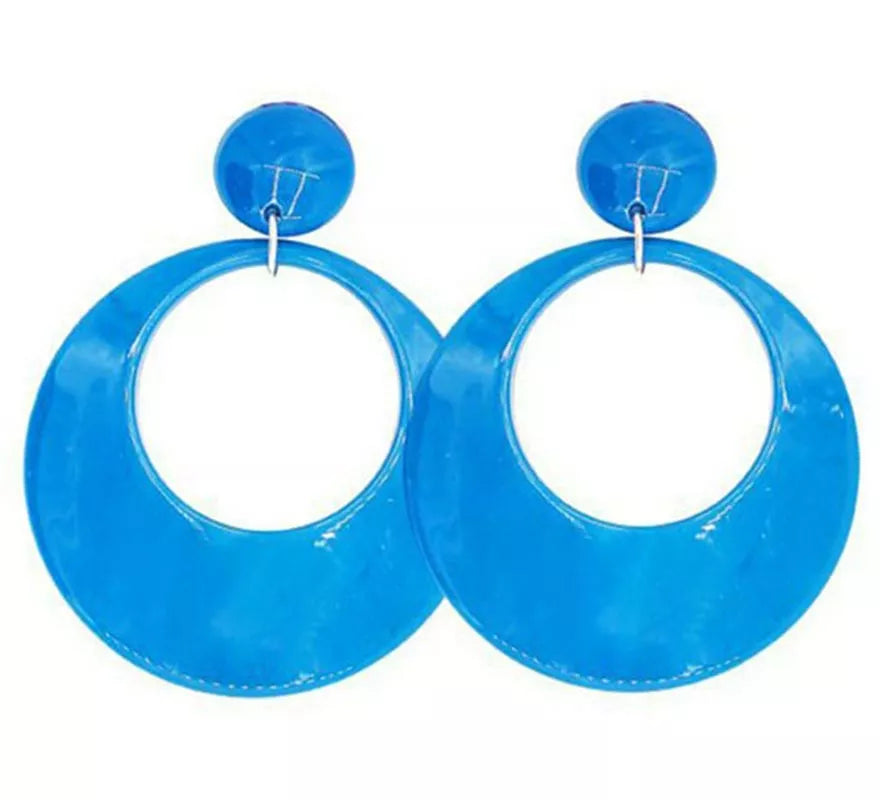Pendientes de Flamenco Aro grande de 10 cm en varios colores