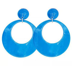 Boucles d'oreilles Flamenco Grandes Créoles de 10 cm en Différentes Couleurs