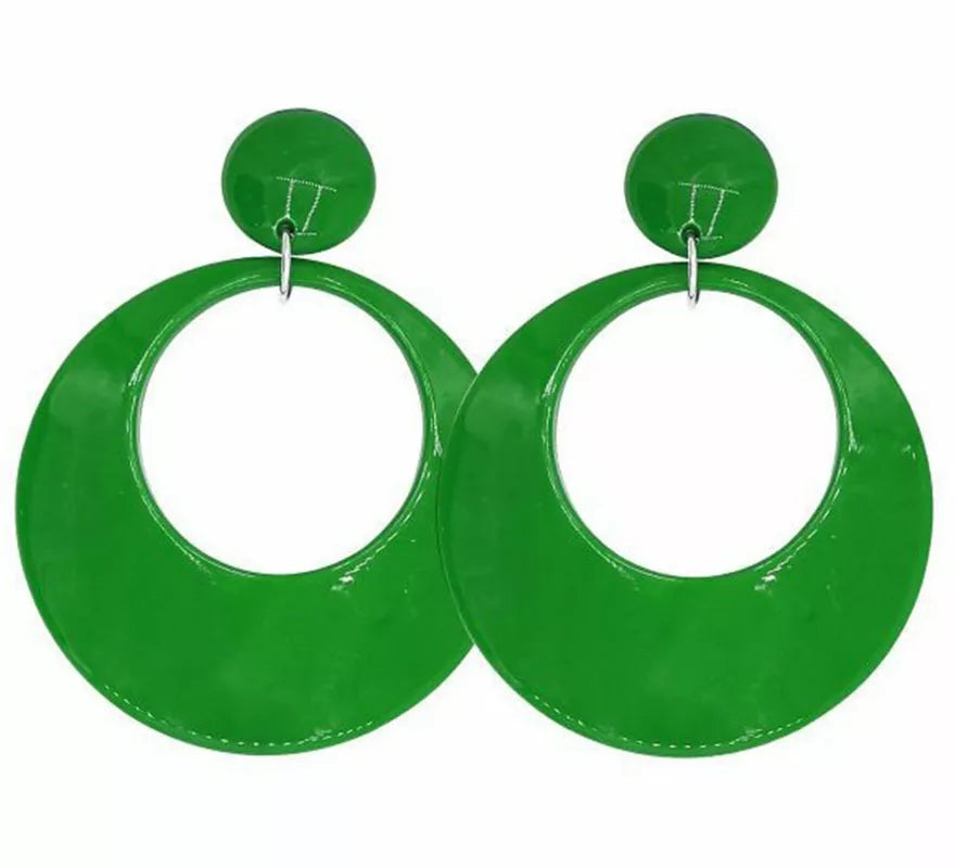 Translation missing: fr.Pendientes de Flamenco Aro grande de 10 cm en varios colores