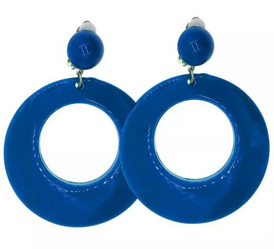Translation missing: fr.Pendientes de Flamenco Aro mediano de 6 cm en varios colores