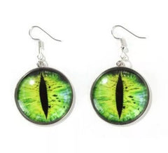 Boucles d'Oreilles Yeux Félins