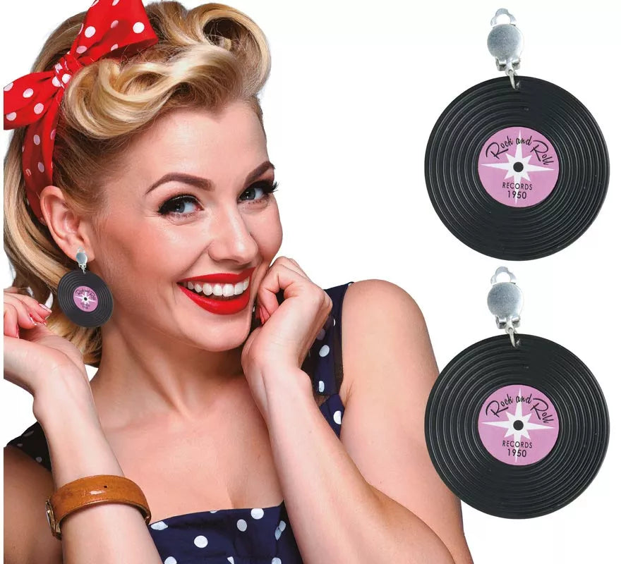Translation missing: es.Pendientes Discos de Vinilo de 5 cm