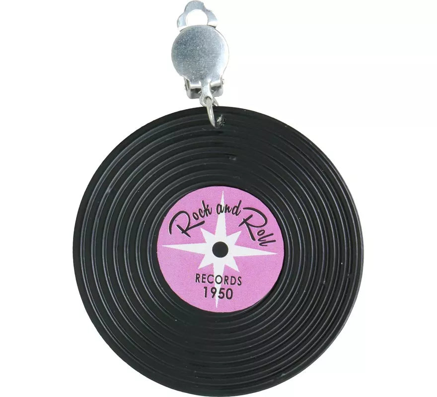 Translation missing: fr.Pendientes Discos de Vinilo de 5 cm