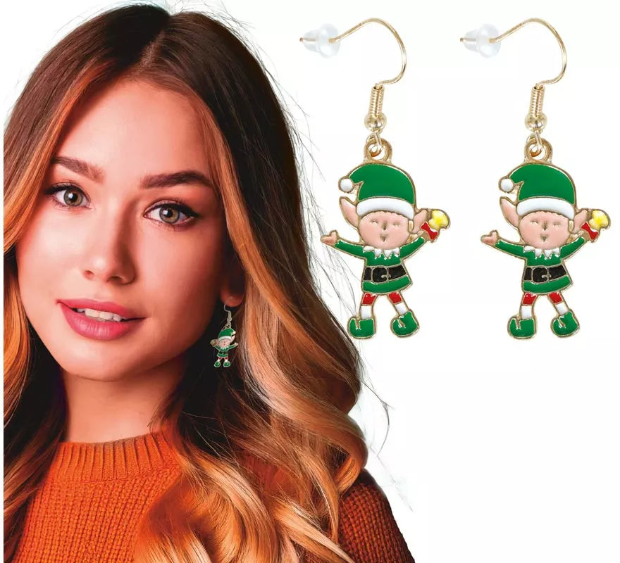 Translation missing: fr.Pendientes Duendes de Navidad
