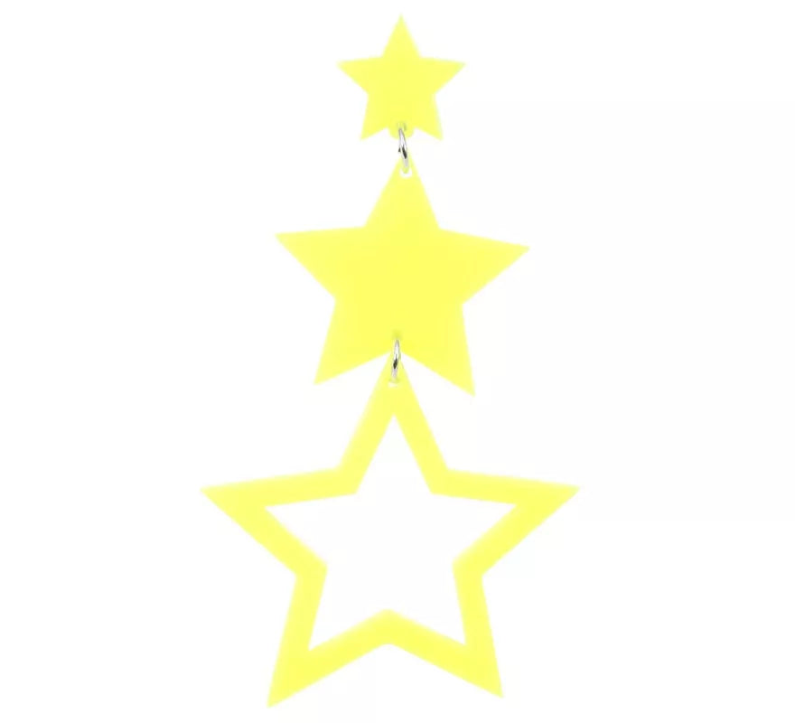 Translation missing: fr.Pendientes Estrellas Neón en colores surtidos
