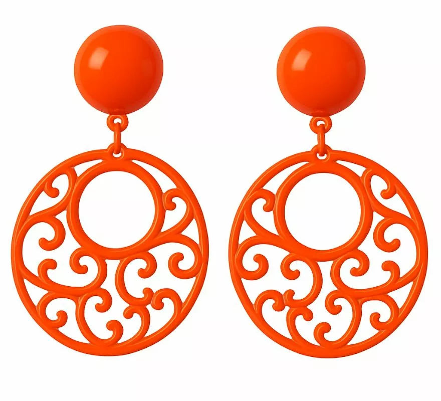 Translation missing: fr.Pendientes Flamenca Circulares con adornos en varios colores