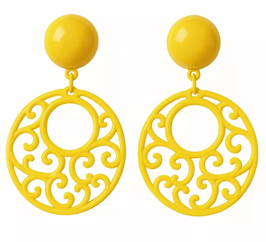 Translation missing: fr.Pendientes Flamenca Circulares con adornos en varios colores