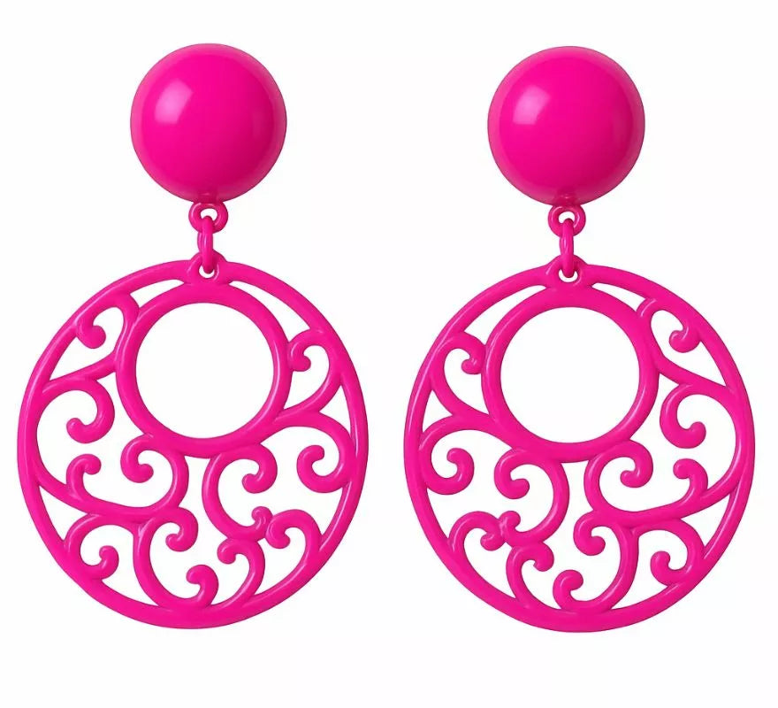 Translation missing: fr.Pendientes Flamenca Circulares con adornos en varios colores