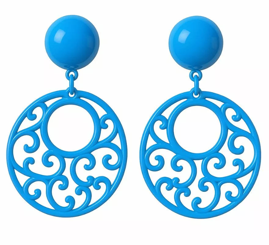 Translation missing: fr.Pendientes Flamenca Circulares con adornos en varios colores