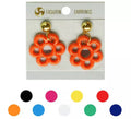 Pendientes Flamenca de Flor en varios colores