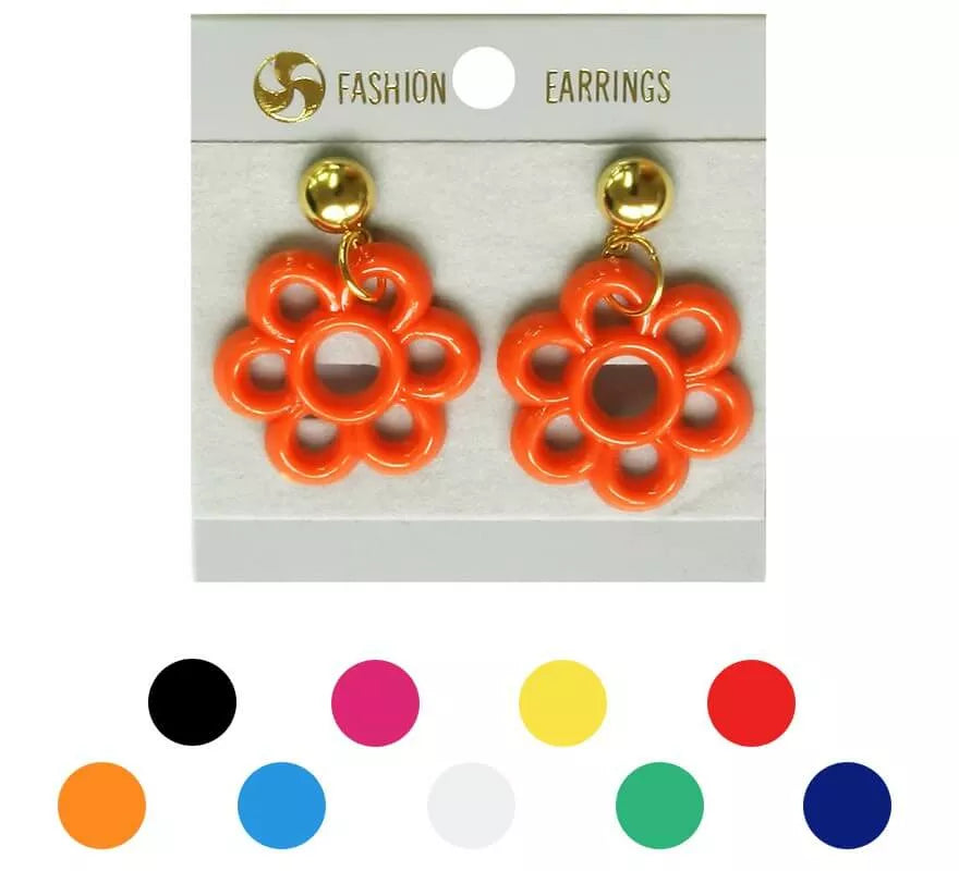 Translation missing: fr.Pendientes Flamenca de Flor en varios colores