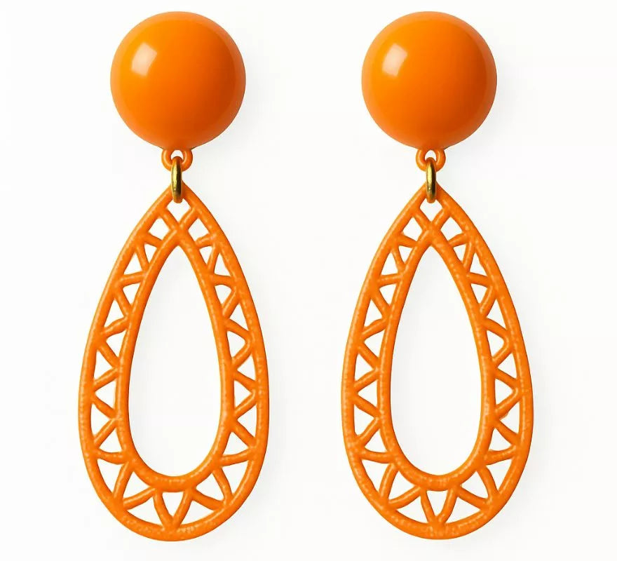 Translation missing: fr.Pendientes Flamenca Lágrima hueca en varios colores