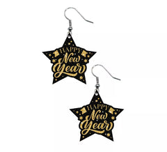 Boucles d'oreilles Bonne Année