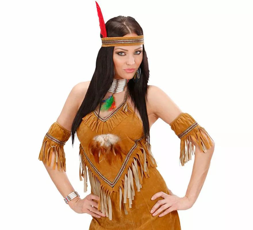 Translation missing: fr.Pendientes Indios con Plumas y Perlitas