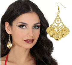 Boucles d'oreilles en métal de 5 cm