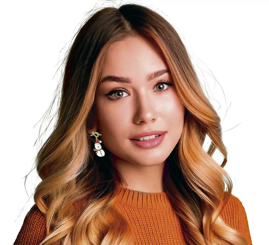 Translation missing: fr.Pendientes Muñeco de Nieve