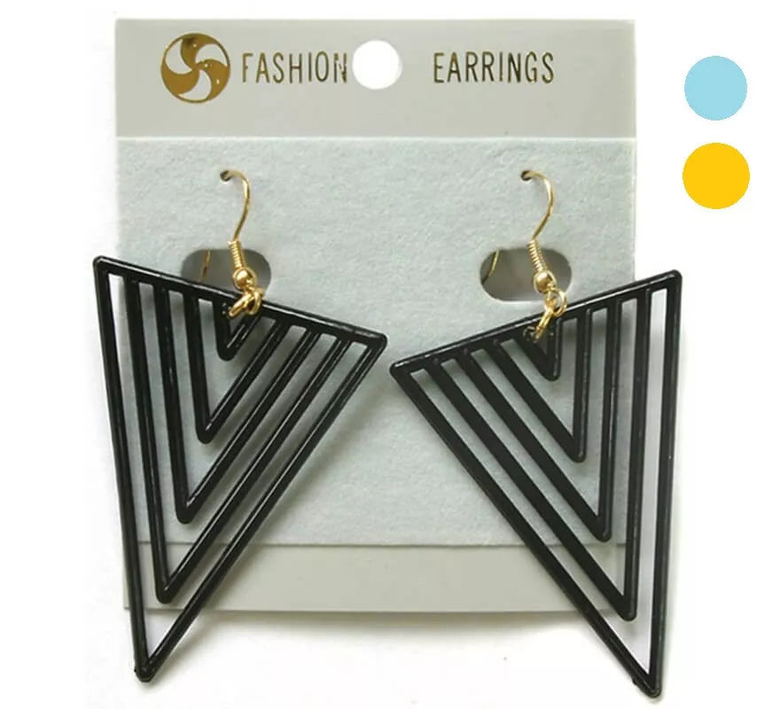 Translation missing: fr.Pendientes Pop de los 80 Triangulares en varios colores