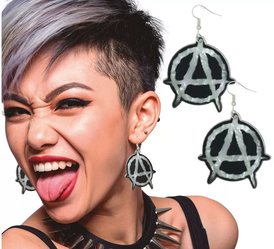 Translation missing: es.Pendientes Punk Anarquía