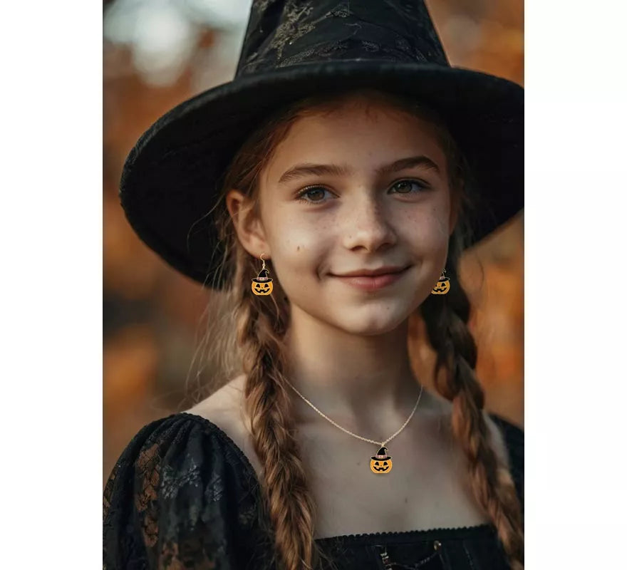 Translation missing: fr.Pendientes y Collar de Calabaza