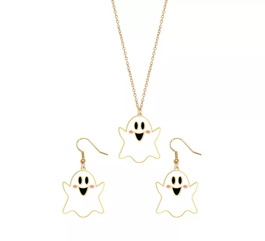 Pendientes y Collar de Fantasma