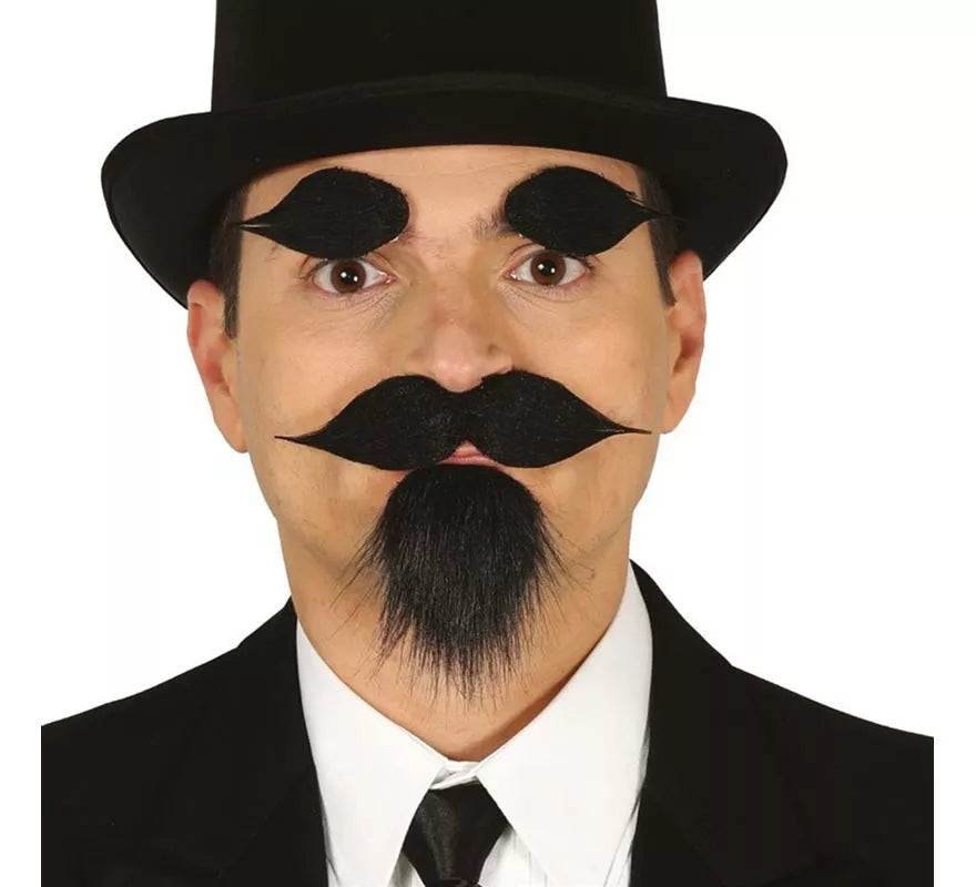 Translation missing: fr.Perilla, Bigote y Cejas con Adhesivo